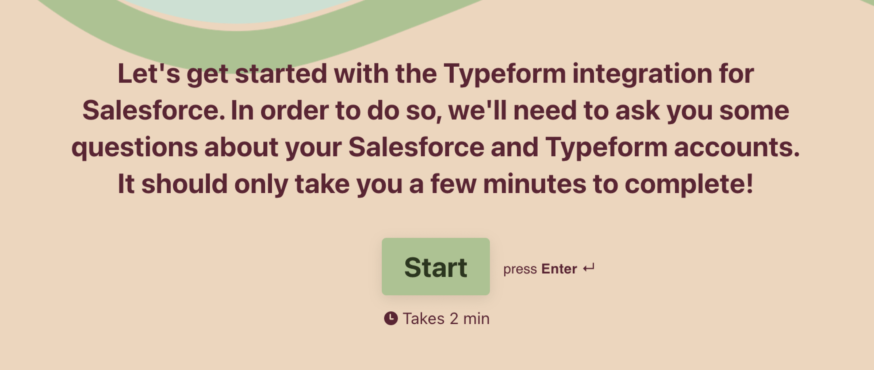 Salesforce and Typeform Account related Questions image